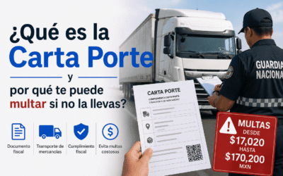 ¿Qué es la Carta Porte y por qué te puede multar si no la llevas?
